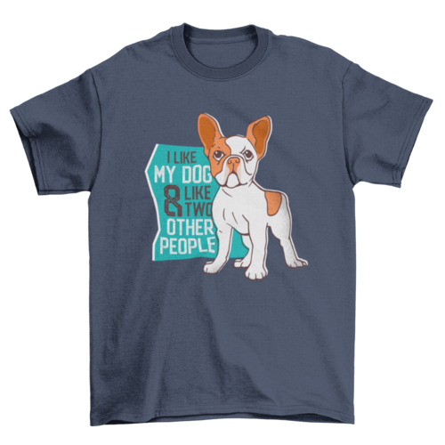 I love my dog t-shirt design