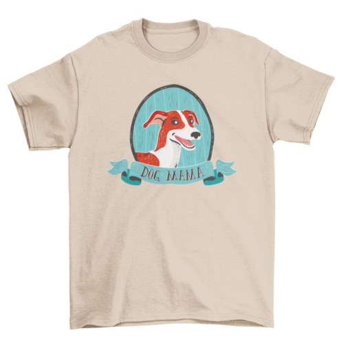 Dog mama t-shirt design