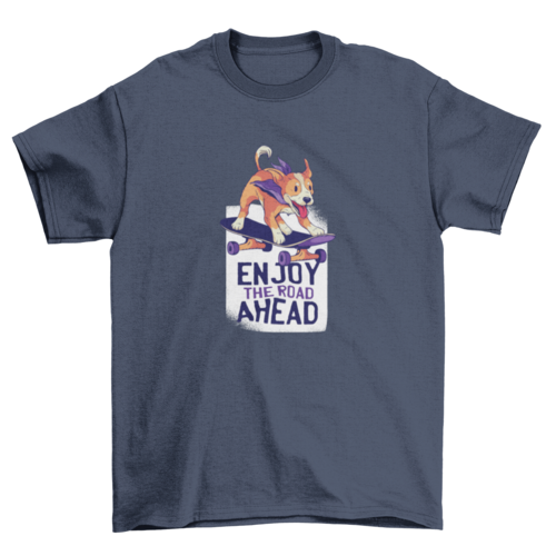 Dog skate t-shirt design