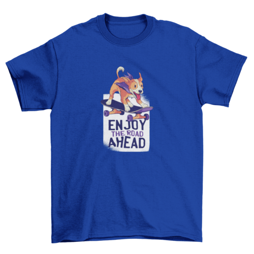 Dog skate t-shirt design