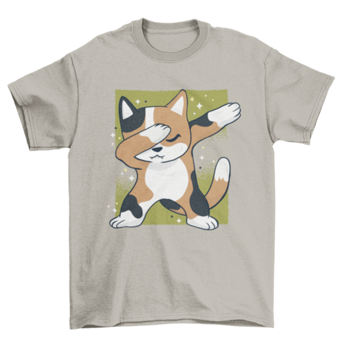 Cute Cat Dab T-shirt