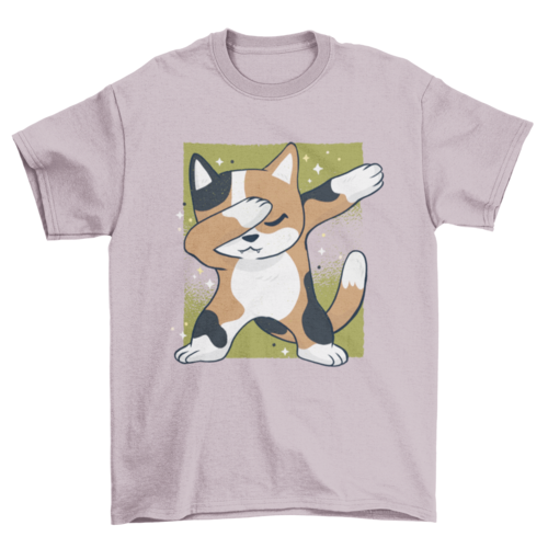 Cute Cat Dab T-shirt