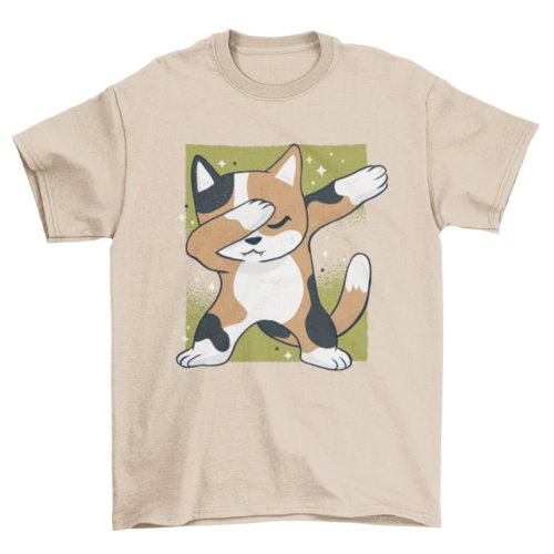 Cute Cat Dab T-shirt