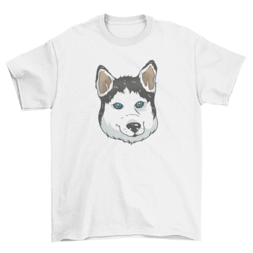 Husky Illustration T-shirt