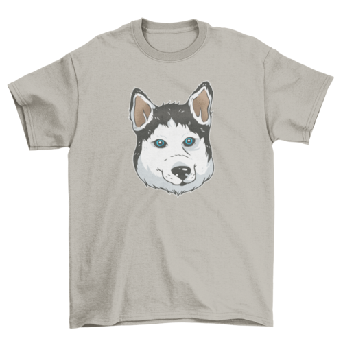 Husky Illustration T-shirt