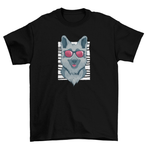 Funny Cool German Shepherd Cute Pet Dog Dark Fashion Sunglasses Animal