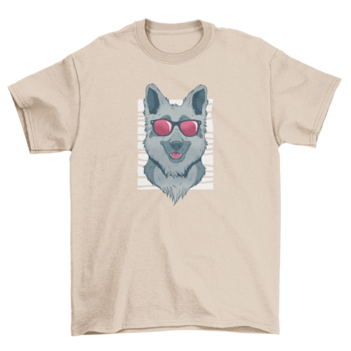 Funny Cool German Shepherd Cute Pet Dog Dark Fashion Sunglasses Animal