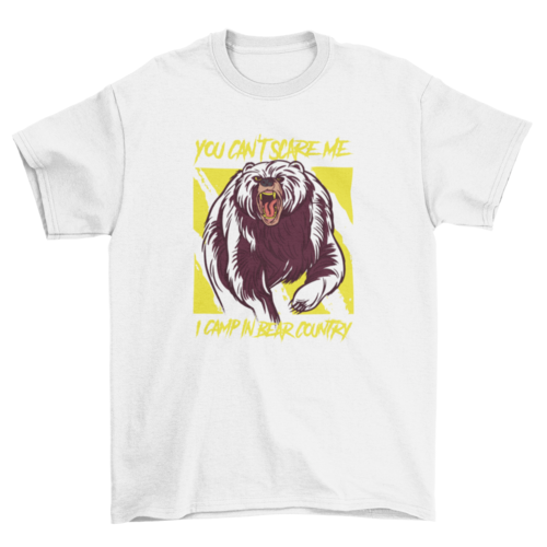 You can't scare me t-shirt design
