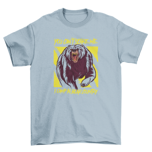 You can't scare me t-shirt design