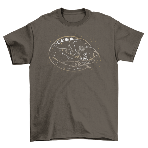 Galaxy cat t-shirt
