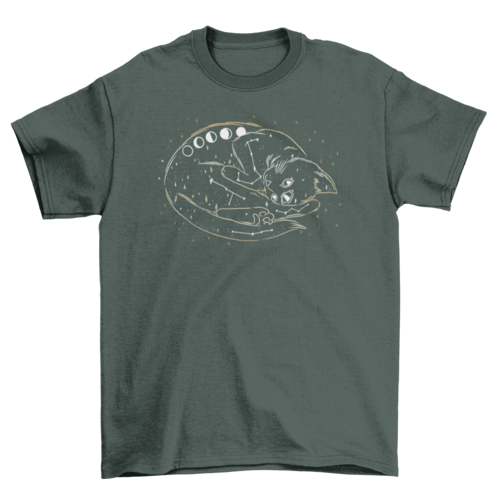 Galaxy cat t-shirt
