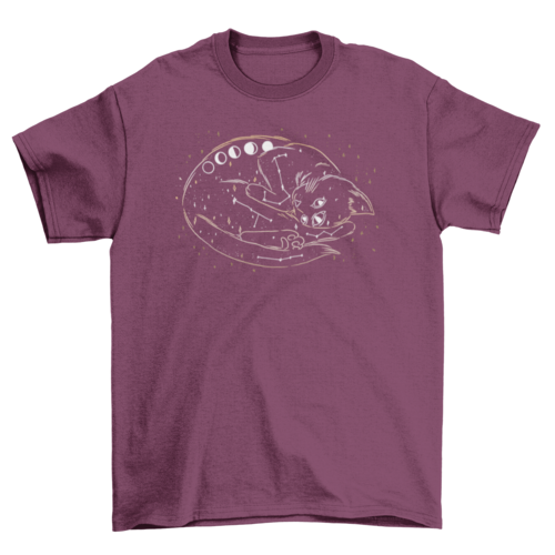 Galaxy cat t-shirt