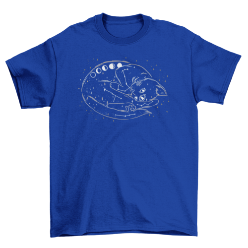 Galaxy cat t-shirt