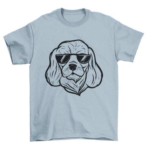 Sunglasses cool dog t-shirt