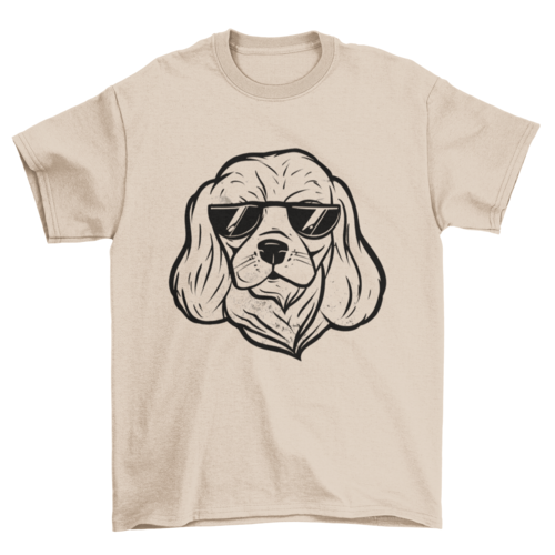 Sunglasses cool dog t-shirt