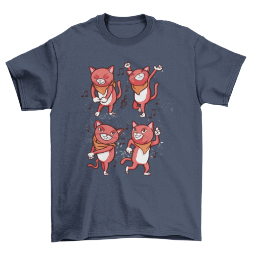 Dancing cats t-shirt