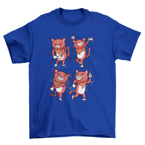 Dancing cats t-shirt