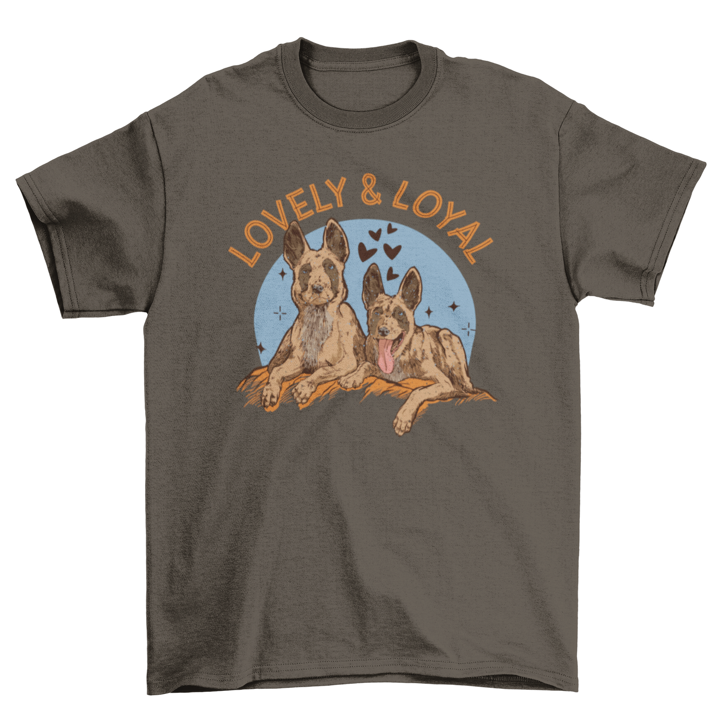 Cute dog animal portraits t-shirt