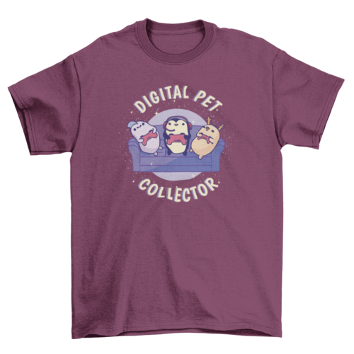 Digital pet collector t-shirt