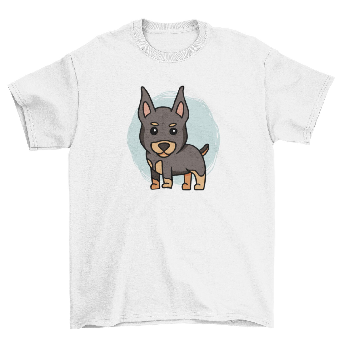 Cute doberman dog puppy t-shirt
