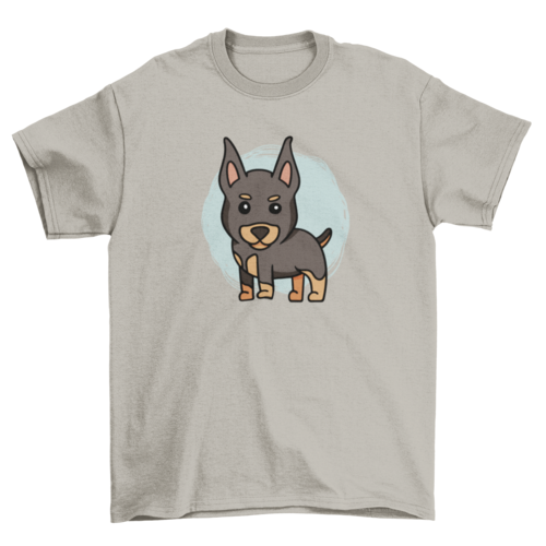 Cute doberman dog puppy t-shirt