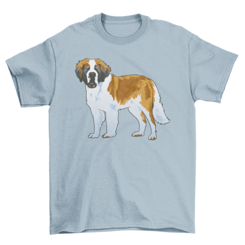 Saint bernard dog t-shirt