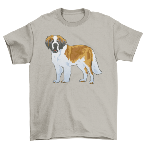 Saint bernard dog t-shirt