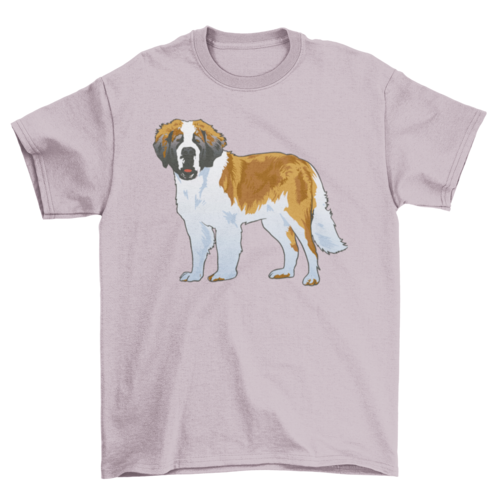 Saint bernard dog t-shirt