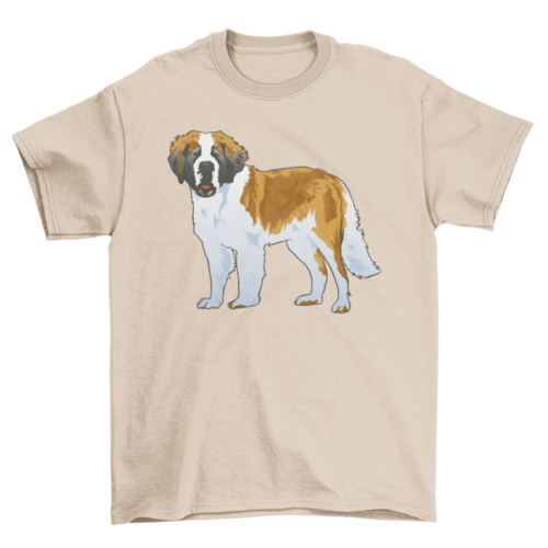 Saint bernard dog t-shirt