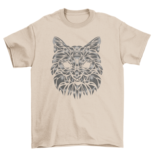 Hand drawn pet cat animal t-shirt