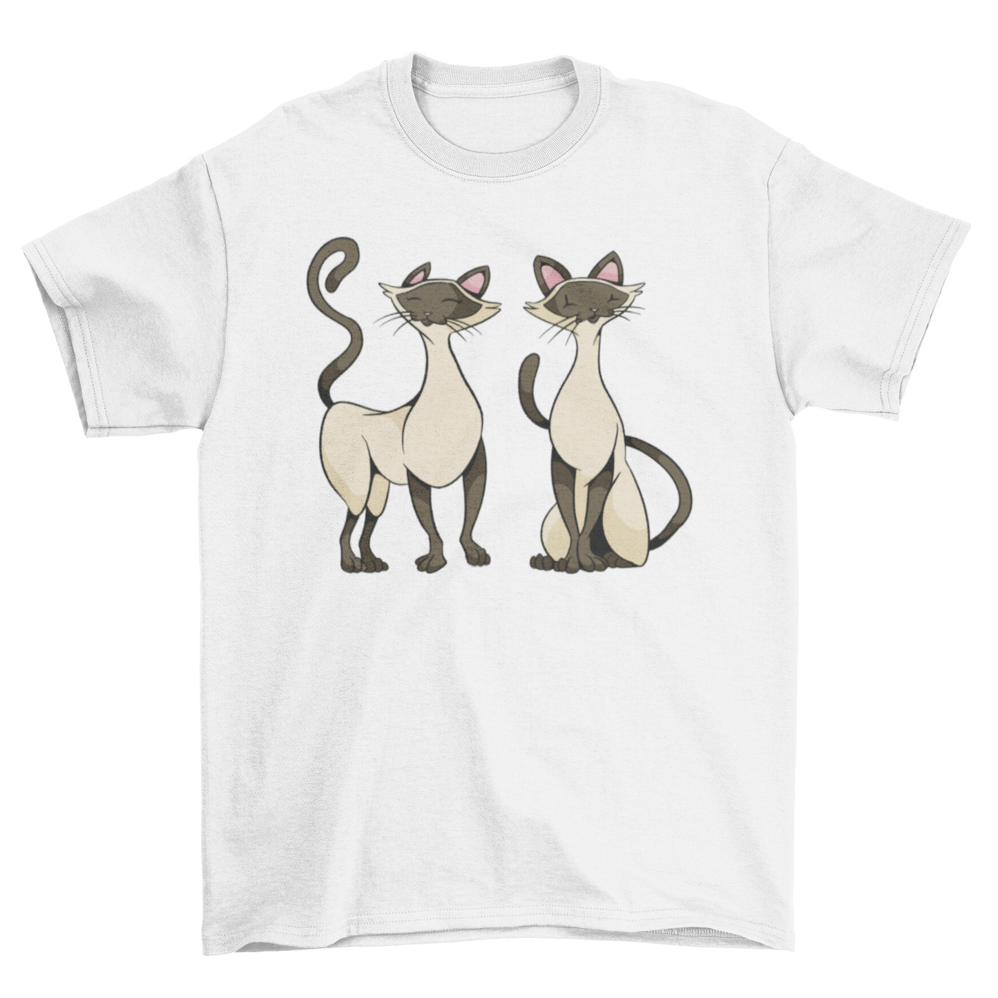 Two siamese cats t-shirt