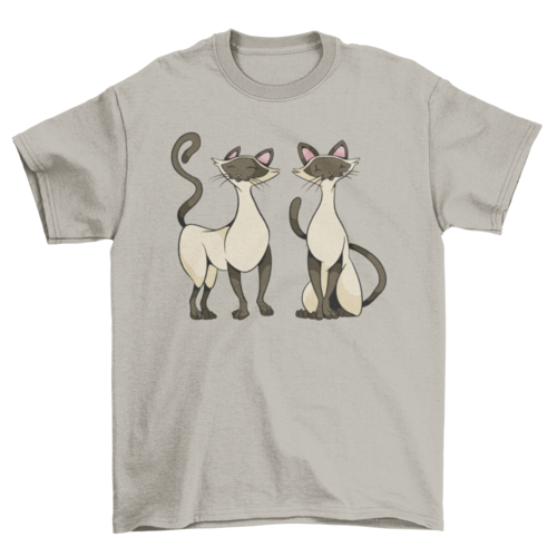 Two siamese cats t-shirt