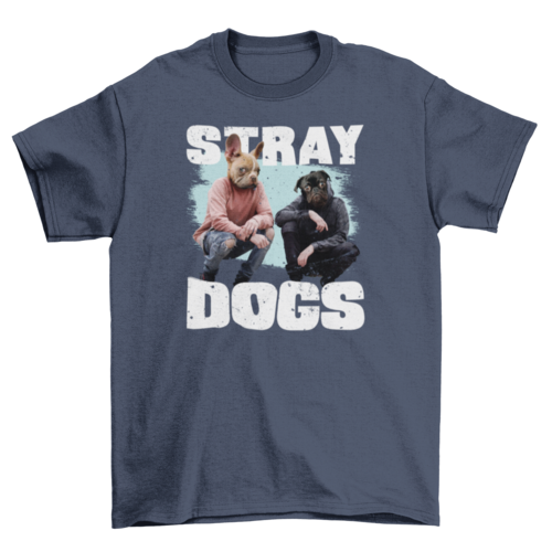 People with dog animal heads t-shirt