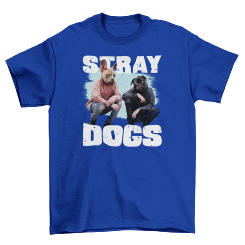 People with dog animal heads t-shirt
