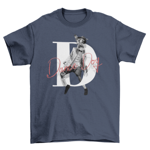 Man with dog animal head t-shirt
