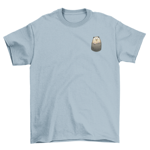 Cool Cute Lovely Unique Fashion Pet Hedgehog pocket Animal t-shirt