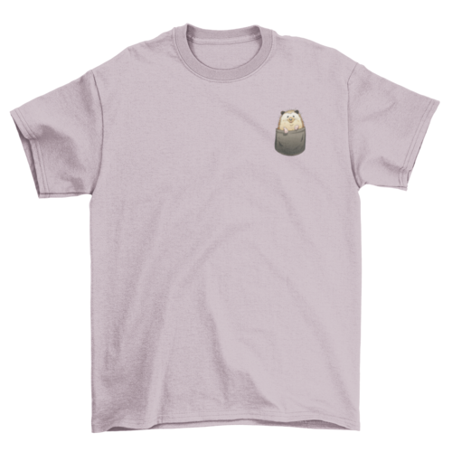Cool Cute Lovely Unique Fashion Pet Hedgehog pocket Animal t-shirt