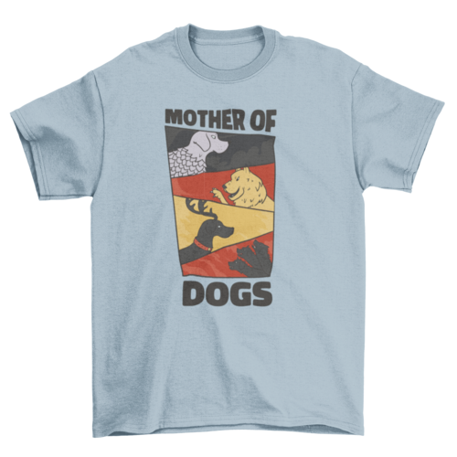 Dog animals breeds fight t-shirt