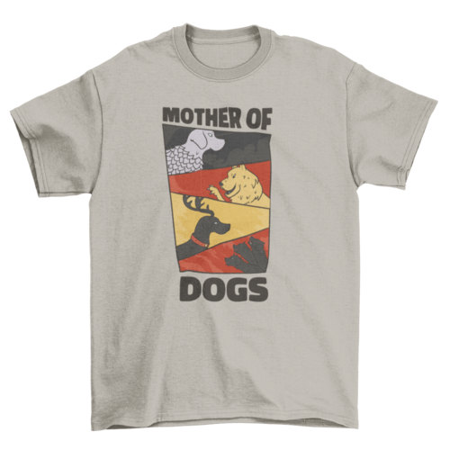 Dog animals breeds fight t-shirt