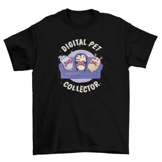 Digital pet collector t-shirt