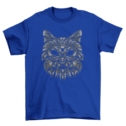 Hand drawn pet cat animal t-shirt